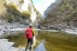 2026.2.5【乐平户外拉练线】千里太行第一峡 “仙神河大峡谷”一天22公里晋豫徒步穿越