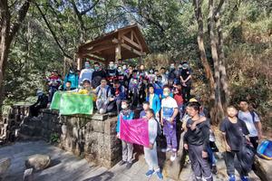 7月4日大夫山户外环保宣传徒步及户外技能提升拓展训练