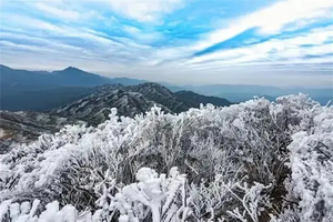 周末降温看冰挂【冰雪奇景】行摄广东小雪乡“皇后山”，赏雾凇冰挂