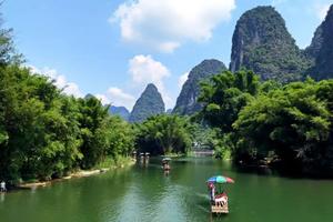 3.1-3 | 遇龙河畔骑行，漓江打卡20元同框，登老寨山，吃喝西街，看一次日出