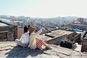 9. 10-11| 环岛骑行苏峰山，打卡东山岛热门取景地，看着治愈的彩色小屋，沿着海岸线弧形排开