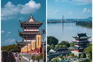 10.12-13（周末）| 打卡赣州古城江南宋朝不夜城、城楼城墙、古浮桥，登南武当山、玻璃栈道、U型玻璃眺台逐一打卡