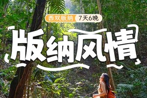 【2025版纳风情】西双版纳-哀牢山-普洱，雨林徒步体验+傣族泼水狂欢+哀牢山云海日出+探访古茶林景迈山7天深度游