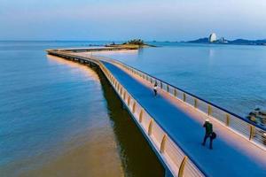 二期【5月21日珠海游】免费开放--珠海全新海上栈道，360°观山望海！漫步情侣路（网红灯塔、渔女、日月贝-圆明新园）
