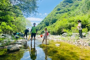 2024.7.13(周六)【江山户外】亲子线路---洛宁螃蟹沟九龙涧一日8km---玩水逮螃蟹