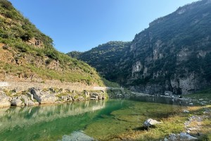 【江山户外·团建】9月26日---济源蟒河-泗坪水库一日8km徒步玩水山野烧烤活动