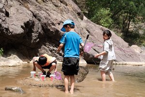 【江山户外·亲子活动】6月28  周六 ·山西杨柏大峡谷·亲子遛娃玩水·捞鱼逮螃蟹·户外野炊牛肉刀削面