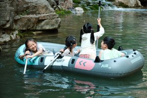 【江山户外】8月10周日·山西杨柏大峡谷·亲子遛娃划船玩水·捞鱼逮螃蟹·户外野炊牛肉刀削面