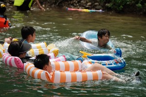 【江山户外】8月3日  第二期  亲子线路~山西“小三亚”蟒河窟窿山~亲子玩水、野外划船、捞鱼逮螃蟹、山野烧烤