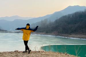 【江山户外】1月18 （周日）  赴泗坪水库之约 滑冰寻趣 冰挂留影 一碗山野馄饨暖寒冬