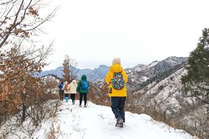 【江山户外】2月2·初五·洛宁神灵寨后山一日8km徒步踏雪、打雪仗、野炊活动