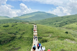 2024.8.10周六【江山户外】华北最大的“阿勒泰”圣王坪高山草甸、赏花、探洞一日8～15公里休闲徒步活动