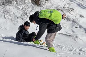 【江山户外】1月 1 元旦第一天 ·洛宁嶕峣山--拍雾凇、玩滑雪、野炊牛肉刀削面活动