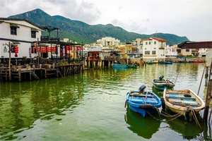 香港东澳古道徒步,观港珠澳大桥,游香港威尼斯大澳水上渔村