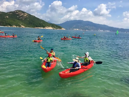 【巽寮湾2天】国庆巽寮湾海上皮划艇、快艇美人鱼岛、环游龟山岛/海鸥岛、磨子石公园、海滩烧烤、篝火晚会、赶海公园赶海二天