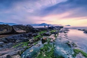 【盐洲岛温泉2天】盐洲岛红树林渔船出海打渔观白鹭纷飞、渔舟唱晚、黑排角彩石滩美拍、美味烧烤、篝火晚会、海滨温泉、天后宫