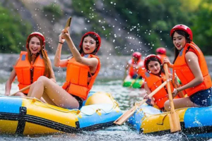 【古龙峡漂流】4月19日相约清远古龙峡全程漂流、云天波霸大峡谷、峡道飞车、悬崖飞车一日游（周日）