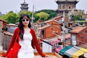 【印象泉州】2025漫步千年古城泉州，体验蟳浦渔村簪花，打卡海上佛国洛伽寺，闲逛小西埕、南少林，领略梧林古村落动车3天