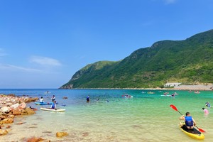 【畅玩三门岛】2025广东小塞班三门岛：浮潜+桨板+赶海+沙滩晚会，登山盟海誓峰，探秘防空洞2天（深圳出发）