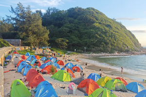 【畅玩三门岛】周三——周四小塞班三门岛：浮潜+桨板+赶海+沙滩晚会，登山盟海誓峰，探秘防空洞2天（深圳出发）