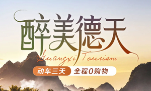 12月多个排期/元旦1.1 【醉美德天3天】含动车往返 德天跨国瀑布 通灵大峡谷 明仕村