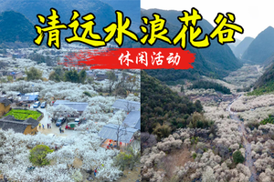周六2.7【休闲-水浪花谷】漫山遍野花开，打卡“清远小林芝”水浪花谷、千亩山楂花基地