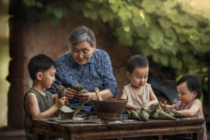 【 亲子研学】5.25上午场，包粽子，“云腾致雨”讲解
