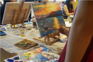 室内活动 | 「第一期」11.27 丙烯画入门，看莫奈印象日出，在梵高的星空下入梦