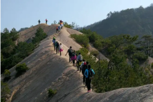 （少量名额）清明活动 |「两天一晚 」4.04-4.05 攀登徒步最美山脊云端沙漠—龙须山，游览山间的千年古村落—龙川景