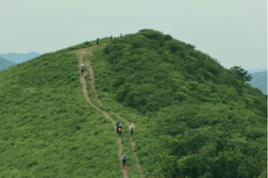 登山徒步 | 10.23 穿越九连尖，置身漫山草甸，打卡矿坑小蓝湖