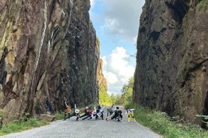登山徒步 | 10.05 山城石门凿，烟云缥缈间，行走九华山后山白沙岭