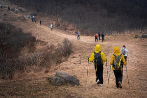登山徒步 | 12.20 行走皖南名山铁匠峰，穿越黑洞瀑布群，漫山芦苇，金色草甸