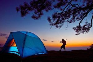 露营系列 | 09.02 露营初体验之紫金山顶掼蛋局，赏金陵夜景，看星河灿烂
