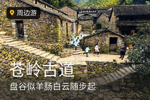 【苍岭古道】12.27-12.28徒步苍岭谷道，探访静谧岩下古村，感悟历经千年的沧桑 