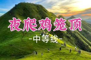 成团！清明4.3晚-4.4，特价198元起！【夜爬鸡笼顶】打卡粤西阳春醉美高山大草原 日出云海 