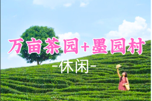 成团！小虾领队！79元起！清明4.4【休闲】打卡广东十大茶乡之一博罗万亩茶园+惠州最美古村落-墨园村