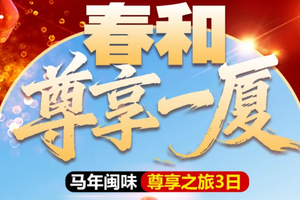 成团！春节初一初二！【春和尊享一厦3天】南普陀/厦门大学/山海栈道/小吃城/鼓浪屿/万国建筑/鹭岛旅拍/植物园