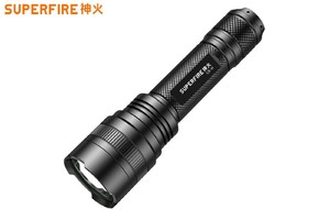 SUPERFIRE神火手电C8-H高亮度远射程登山徒步露营夜钓钓鱼充电长续航照明灯夜间照明应急救援