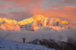 【贡嘎西南坡】贡嘎山西南坡徒步冷嘎措5日寻找贡嘎最佳摄影点
