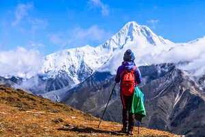 大帅带队【贡嘎转山】贡嘎山大环徒步穿越，冷嗄措+泉华滩，中国十大经典徒步线路之川西高原挑战