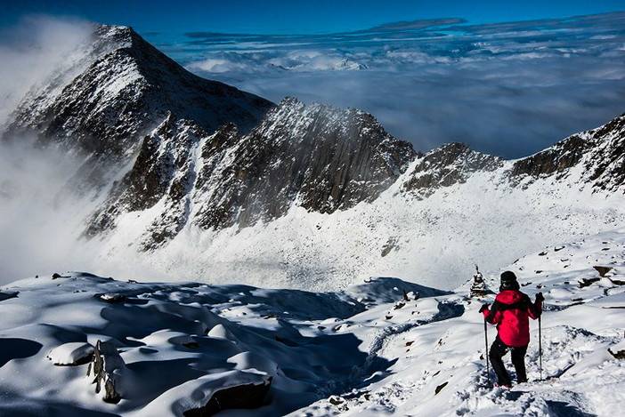 四姑娘山雪山攀登