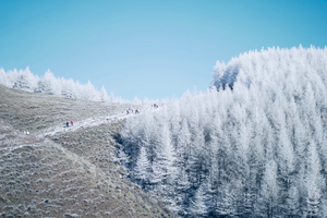 周末1日【麻田岭】北京周边徒步踏雪好去处の河北小天山-京西香格里拉10公里小环穿