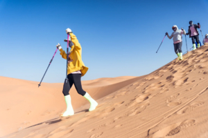 周末2日【库布齐沙漠】轻装徒步中国七大沙漠之の距离地感受大自然的壮阔与荒凉（火车团）