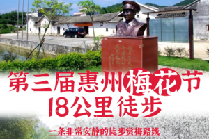 【1月14日（星期日）】惠州-龙门梅花节18KM徒步大会，走进革命老区，寻访红色记忆-广花佛黄深莞中往返