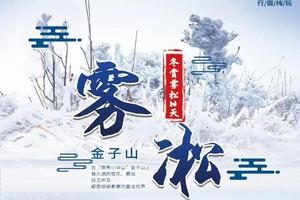 冰雪期出发【金子山雾凇1天】特惠109！遇见冰雪南国，登“南粤小华山”！赏云海、雾凇，邂逅银装素裹的童话世界
