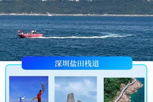 特价99！【世界最长海滨栈道】每周六/周日出发：盐田海鲜街+大小梅沙+背仔角灯塔