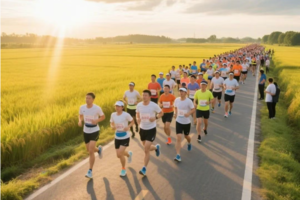 【万亩稻田，千人开跑】台山·中国农业公园第一届稻田欢乐跑……