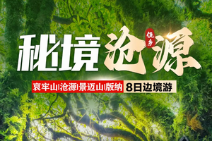 6.13成团【秘境沧源8天】6-10月：哀牢山-金山原始森林-沧源-翁丁村-崖画-景迈山-糯干古寨-版纳-中科院-野象谷