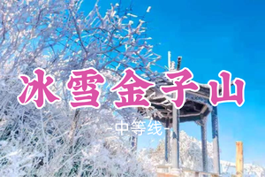 即将成团！109元起！周三12.24【冰雪金子山】金子山天梯+广东的恐怖玻璃天桥 ​