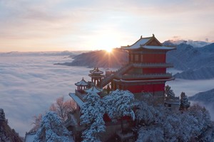 12.17（周三）太乙峪西岔沟登舍身台，一览秦岭终南山美景